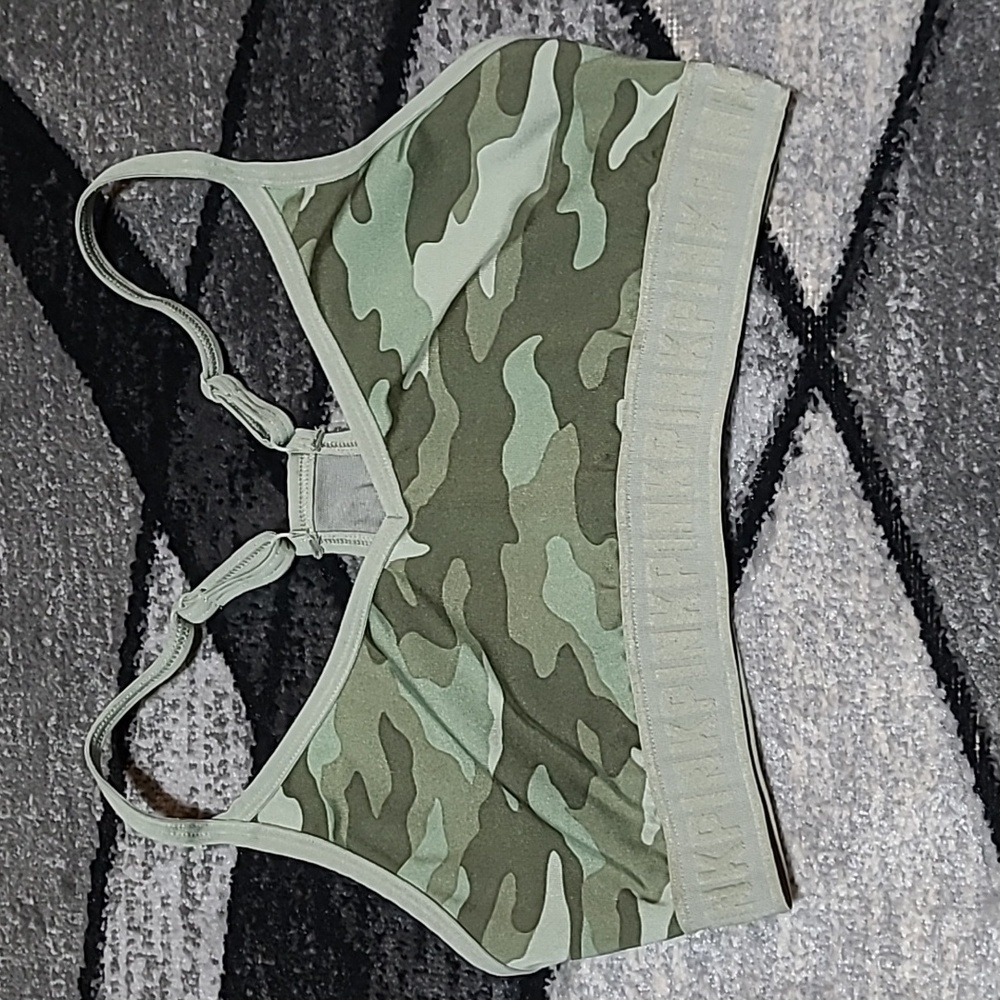ULTIMATE LIGHTLY LINED CAMO MESH SPORTS BRA